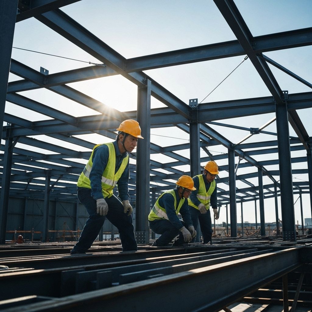 Metal construction site